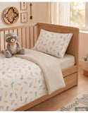 Noukie's housse de couette 100x140cm coton bio Plumes de lune BB2660.22
