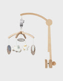 Noukie's mobile musical bras en bois Plumes de lune N2650.50