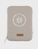 Noukie's protège carnet de santé Coton bio beige Plumes de lune BB2650.71