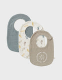 Noukie's Plumes de Lune bavoir coton bio (lot de 3) BB2660.21
