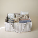 Mushie panier de rangement pour table à langer ivory 70.713.12