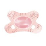 Difrax sucette natural 0-6m soft pink leafs 4881769
