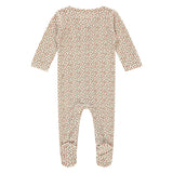 A Tiny Story pyjama manches longues avec pieds snow imprimé roses rouges TIN25429733