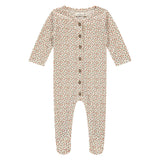 A Tiny Story pyjama manches longues avec pieds snow imprimé roses rouges TIN25429733