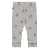 A Tiny Story pantalon light grey melange imprimé oursons TIN25429231