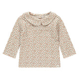 A Tiny Story t-shirt manches ongues snow roses rouges TIN25429632