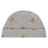 A Tiny Story bonnet light grey melange imprimé oursons TIN25429930