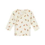 A Tiny Story t-shirt cache-cœur bébé imprimé renards TIN26429630