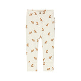 A Tiny Story pantalon ivory imprimé renards TIN26429231