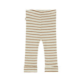 A Tiny Story pantalon bébé côtelé rayé ivory TIN26429232