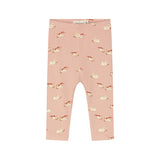 A Tiny Story pantalon old pink imprimé cygnes TIN26429237