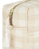 Nobodinoz trousse de toilette Diva ivory checks