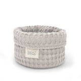 Babyshower panier rangement petit gofre latte PWSBGLT