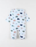 Noukie's Pyjama 1 pièce imprimé éléphants en jersey, écru Z2433132