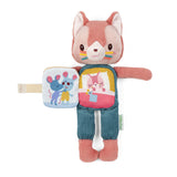 Lilliputiens peluche phosphorescente et livre en tissu Jeanne le chat 83665