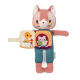 Lilliputiens peluche phosphorescente et livre en tissu Jeanne le chat 83665