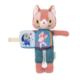 Lilliputiens peluche phosphorescente et livre en tissu Jeanne le chat 83665