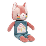 Lilliputiens peluche phosphorescente et livre en tissu Jeanne le chat 83665