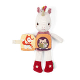 Lilliputiens peluche phosphorescente et livre en tissu Lena la licorne 83664