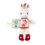 Lilliputiens peluche phosphorescente et livre en tissu Lena la licorne 83664