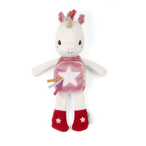 Lilliputiens peluche phosphorescente et livre en tissu Lena la licorne 83664
