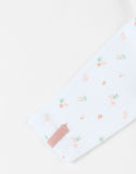 Noukie's Pyjama 1 pièce fleuri en jersey, écru Z2437133