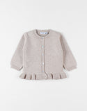 Noukie's gilet en tricot pinky flowers beige Z2457001