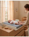 Noukie's housse de matelas à langer coton bio bleu BB2660.16