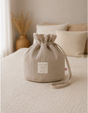 Noukie's panier de rangement nomade coton bio beige BB2660.61
