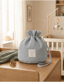 Noukie's panier de rangement nomade coton bio bleu BB2660.63