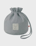 Noukie's panier de rangement nomade coton bio bleu BB2660.63