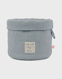 Noukie's panier de rangement nomade coton bio bleu BB2660.63