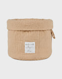 Noukie's panier de rangement nomade coton bio sable BB2660.62