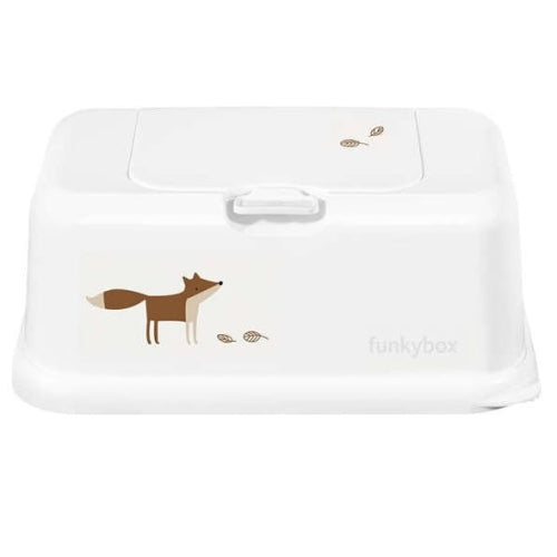 Funkybox boîte à lingettes white funky fox fb49