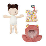 Lilliputiens poupée en tissu et porte bébé Jeanne 83634