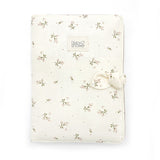 Babyshower Protége carnet avec noeud roseberry PDOKROB