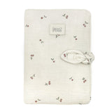 Babyshower protège-carnet de santé knot cherry PDOKCHY