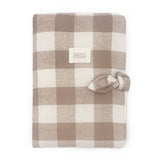 Babyshower protège-carnet de santé knot vichy caramel PDOKVCM
