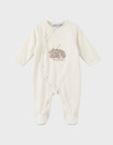 Noukie's pyjama en velours brodé Raku, Lino & Pico T2650.31