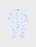 Noukie's Pyjama bébé en velours blanc fancy fox Z2581132