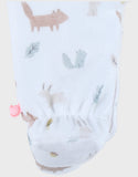 Noukie's Pyjama bébé en velours blanc fancy fox Z2581132