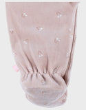 Noukie's Pyjama bébé en velours rose Z2586131