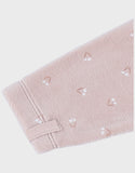 Noukie's Pyjama bébé en velours rose Z2586131
