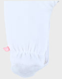 Noukie's Pyjama bébé en velours blanc avec broderie mouton Z2590131