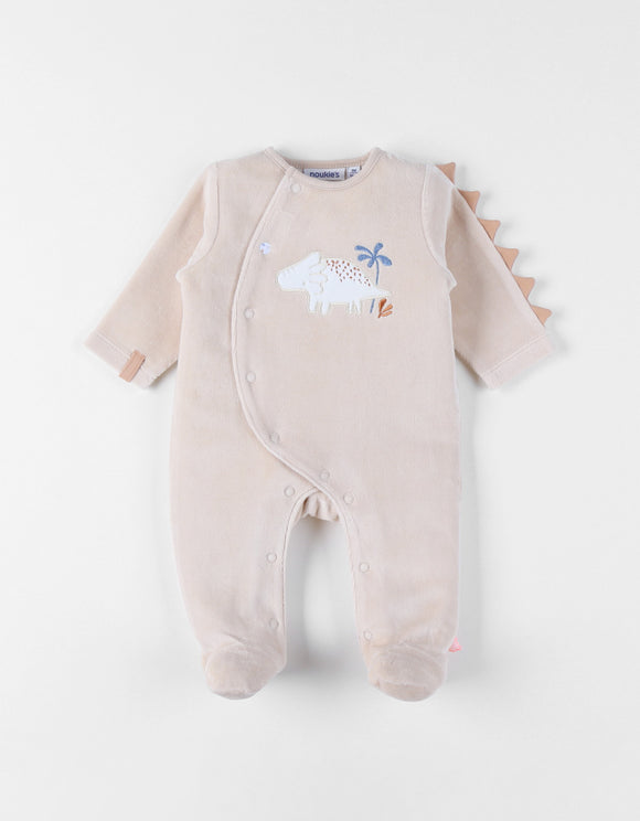 Noukie's pyjama bébé velours brodé Funny Dino Z2531131