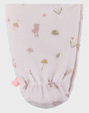 Noukie's pyjama bébé en velours rose pâle à volants Z2585131
