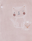 Noukie's pyjama en velours rose avec broderie chat Z2586132