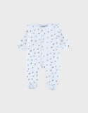 Noukie's Pyjama bébé en velours blanc imprimé oiseaux Z2588131