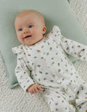 Noukie's Pyjama bébé en velours blanc imprimé oiseaux Z2588131