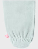 Noukie's pyjama bébé en velours vert avec broderie escargot Z2587133